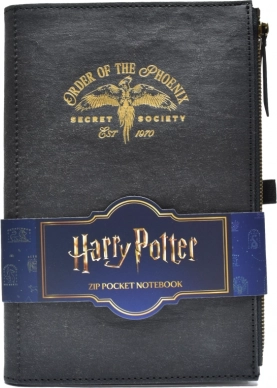 Harry Potter carnet de poche avec pochette et fermeture éclair Order of the Phoenix A5