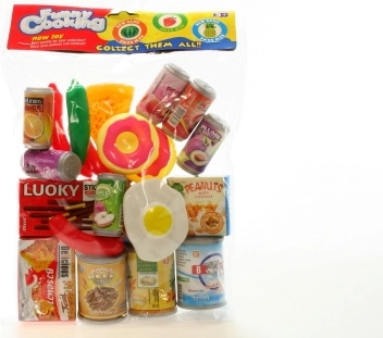 Ensemble d’aliments en sachet pour enfants