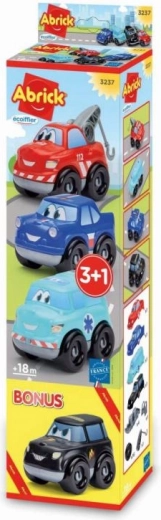 Abrick ensemble de petites voitures 3+1