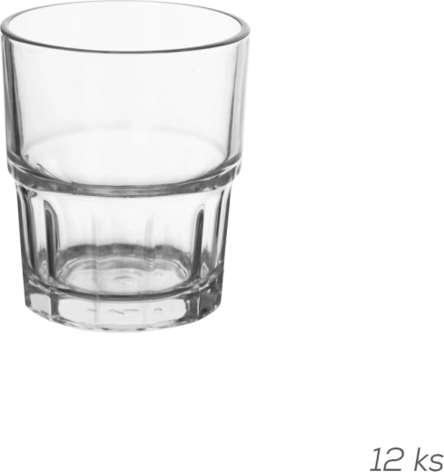 Verre empilable 0,2 l transparent (12 pcs)