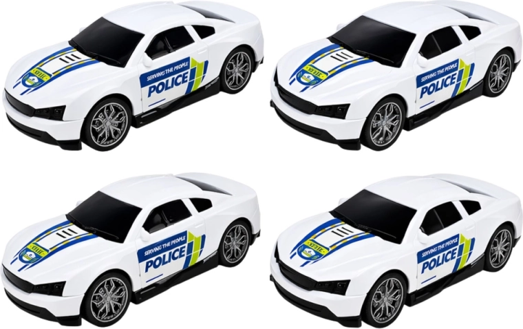 Petites voitures de police incluses