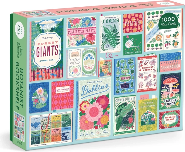 Puzzle Galison Bibliothèque du botaniste – Toujours vers le haut, 1000 pièces