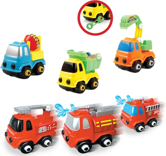 Set de voitures à visser 3 pcs