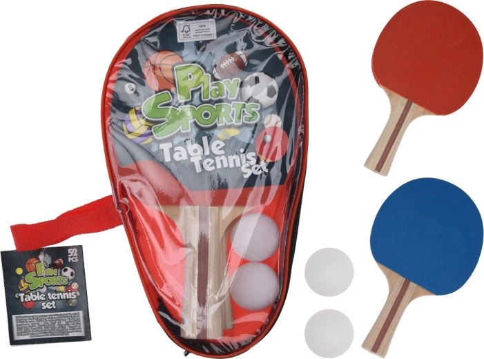 Set de tennis de table – 2 raquettes et 2 balles