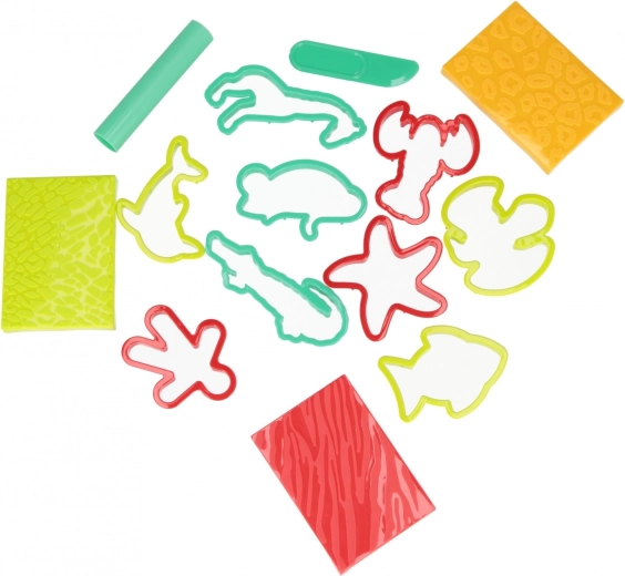 Formes et textures ludiques sur le thème du safari