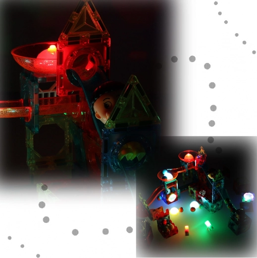 Circuit à billes lumineux