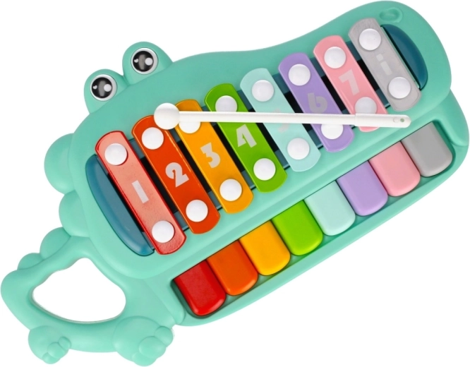 Un joyeux design crocodile