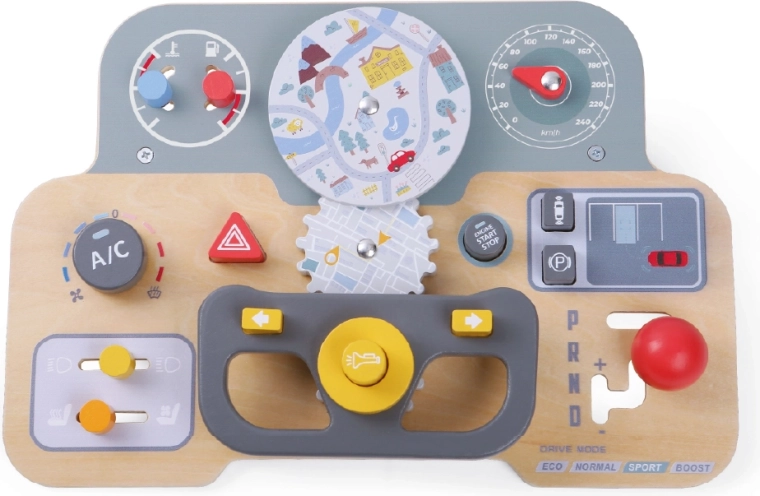 Planche d’activités voiture moderne 2Kids Toys