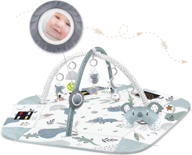 Espace de jeu spacieux et moelleux, idéal aussi pour le ventre