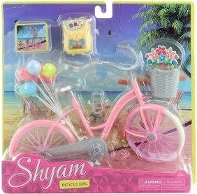 Vélo pour poupées avec accessoires