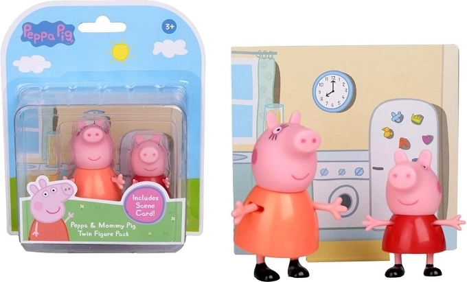 Figurines Peppa Pig – Peppa et Maman Pig (2 pcs)