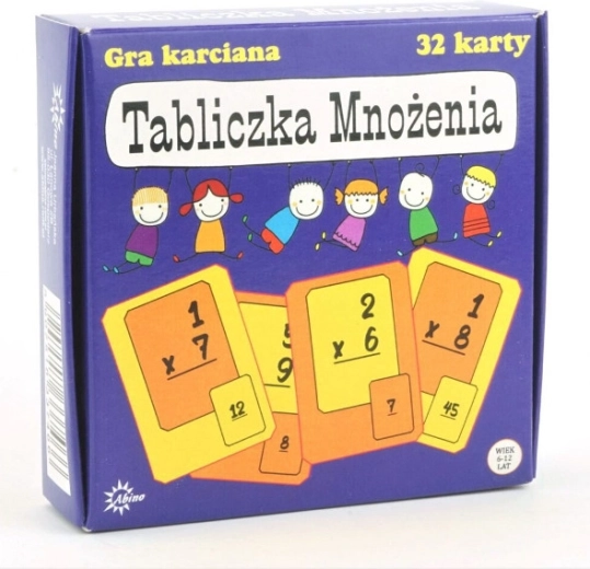 Jeu de cartes Table de multiplication
