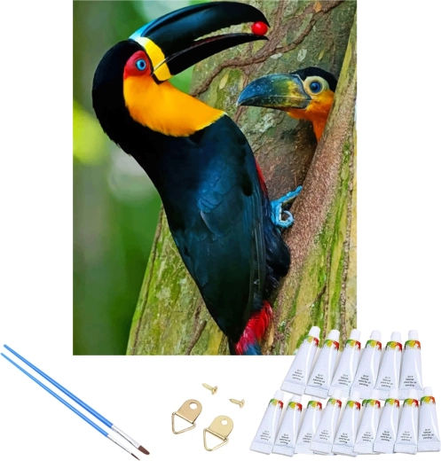 Set avec toile déjà tendue