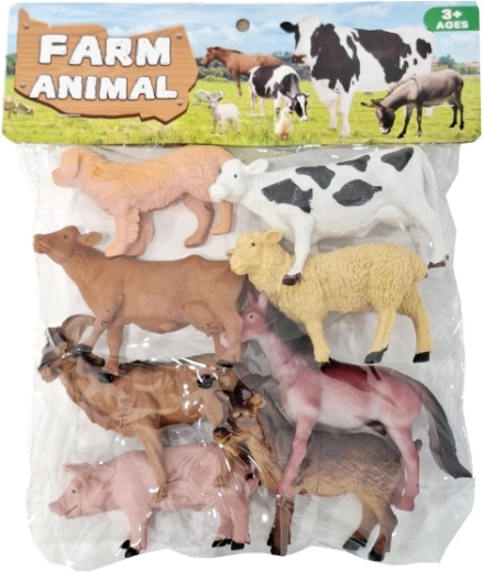 Animaux de la ferme – set de 8 figurines