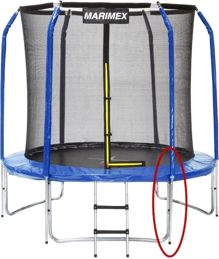 Marimex – montants de rechange inférieurs du filet de sécurité pour trampoline 366 cm