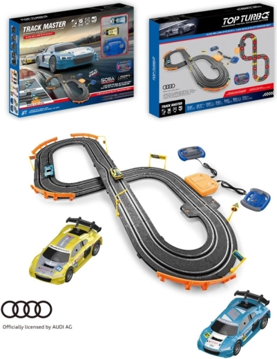 Circuit automobile Audi à piles 97 × 66 cm