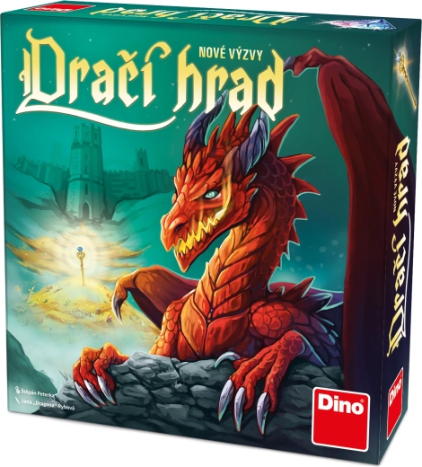 Dino Le Château du Dragon : Nouveaux Défis – jeu de société stratégique d’aventure