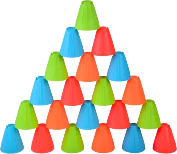 Gobelets triangulaires empilables