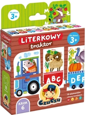 CzuCzu Tracteur des lettres – puzzle de l’alphabet