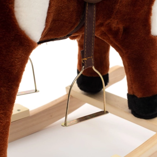 Selle confortable et étriers métalliques