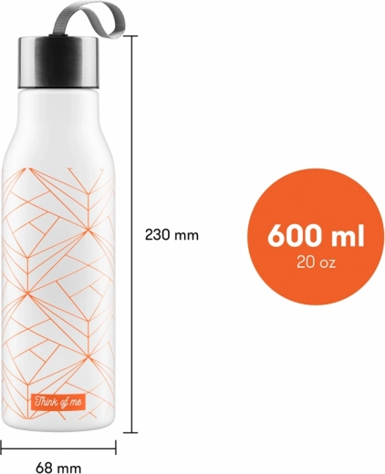 Capacité pratique de 600 ml pour tous les jours
