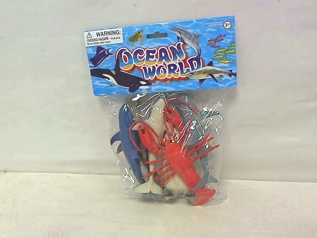 Figurines d’animaux marins - 6 pièces