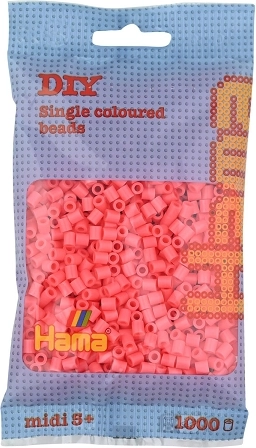 Perles à repasser Hama Midi rose clair 1000 pièces
