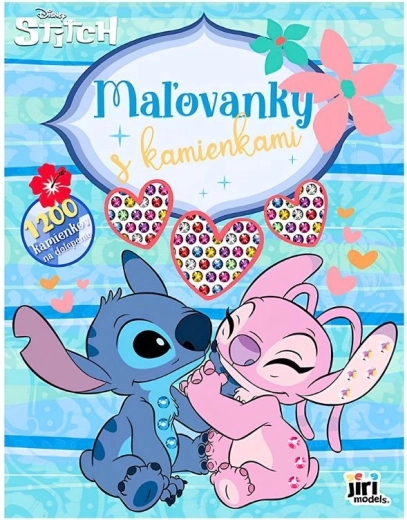 Coloriages avec strass Lilo & Stitch