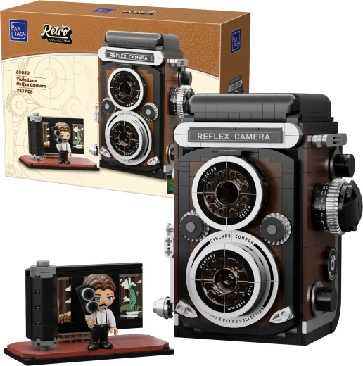 Pantasy Retro collection appareil photo rétro TLR (Twin Lens Reflex)