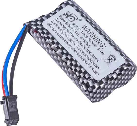 Batterie Li‑ion 7,4 V 500 mAh pour voiture RC drift SC16A - 1 pièce