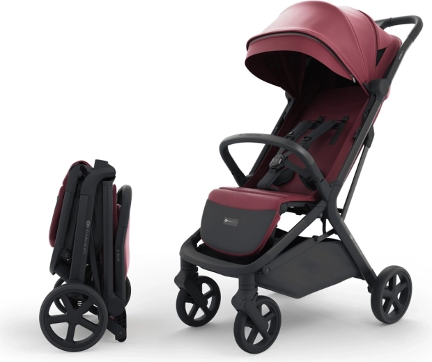 Poussette sport KINDERKRAFT SELECT NUBI 3 – Rubis foncé