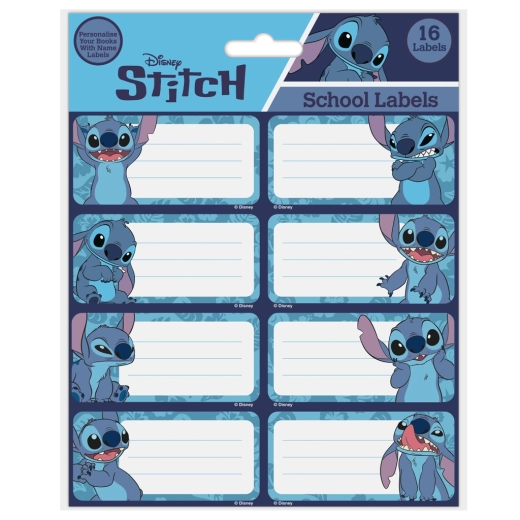 Lilo & Stitch – étiquettes pour cahiers avec Stitch