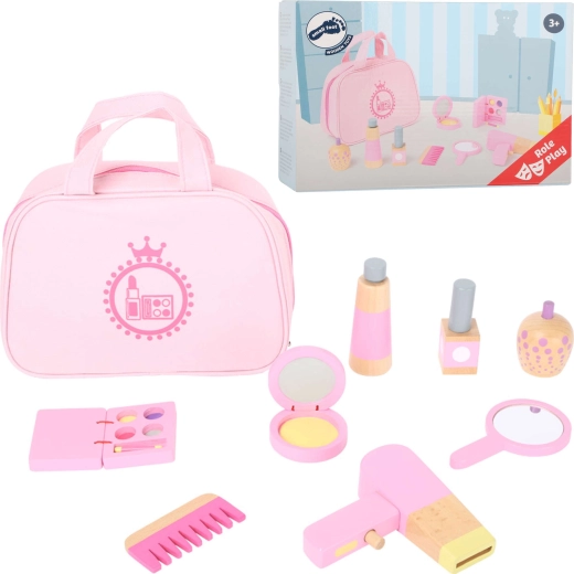 Trousse de maquillage en bois avec accessoires de maquillage Small Foot