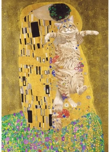 Puzzle Baiser de chat 1000 pièces TREFL