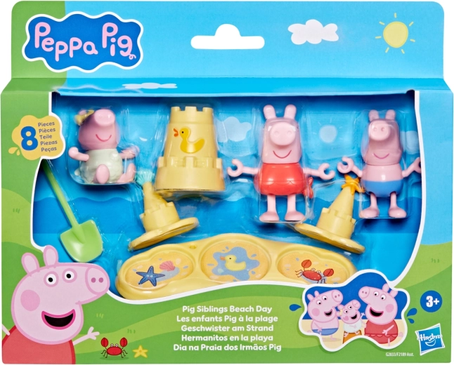Hasbro Peppa Pig – frères et sœurs à la plage