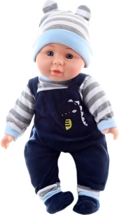 Bébé avec sons 30 cm – petit garçon en tenue sombre