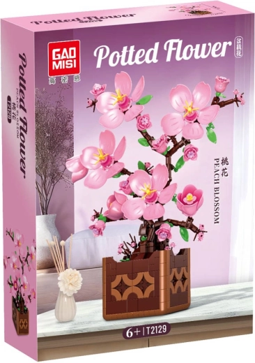 Kit de construction d’une fleur de pêcher en pot