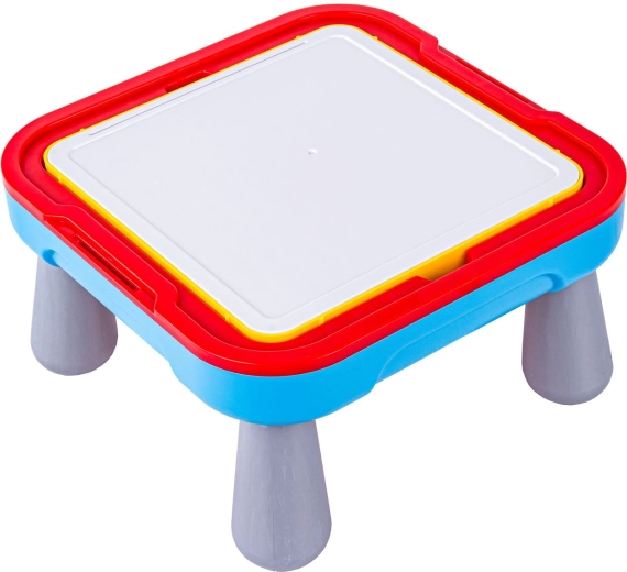 Table pratique avec espace de rangement