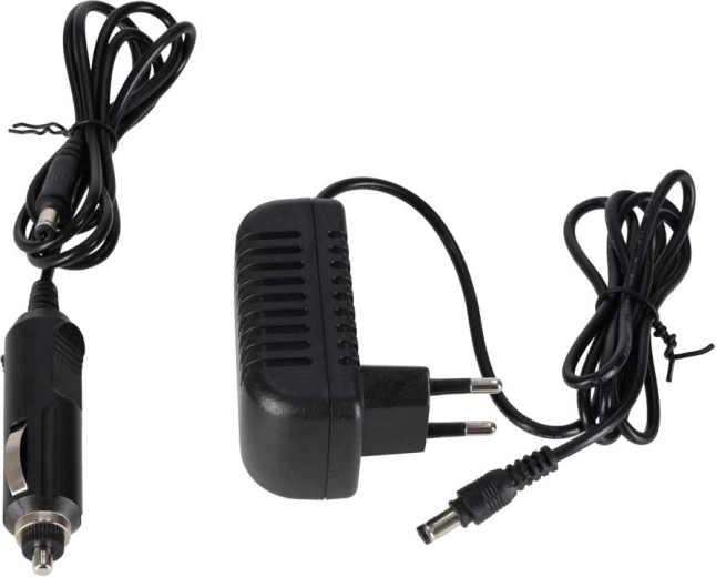 Alimentation secteur et prise allume-cigare