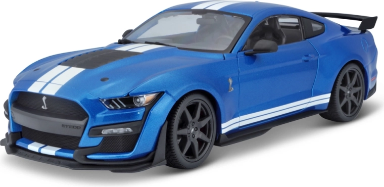 Maisto Ford Shelby GT500 2020 modèle réduit de voiture en métal 1:18 bleu