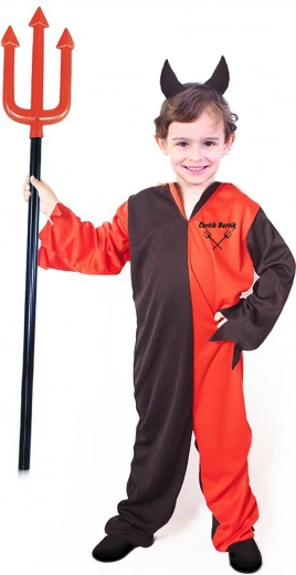 Costume d'enfant diable avec cornes