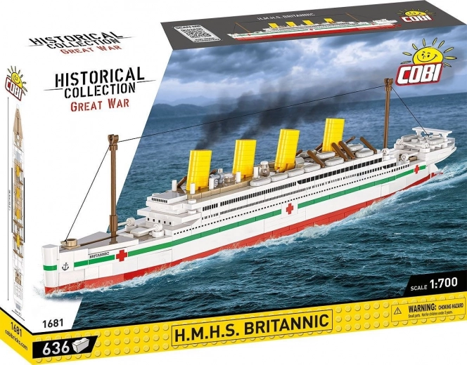 Kit de construction HMHS BRITANNIC 1:700 – 636 pièces de COBI