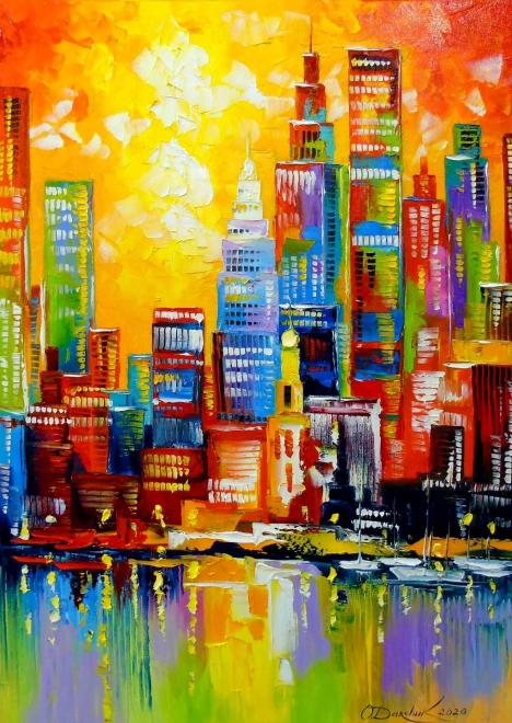 Puzzle New York éclatant 1000 pièces
