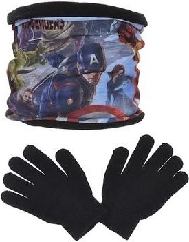 Tour de cou et gants Avengers