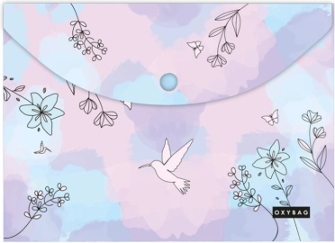 Pochette à bouton-pression A4 Colibri