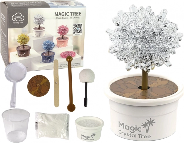 Arbre magique pour cultiver des cristaux – Expériences argentées