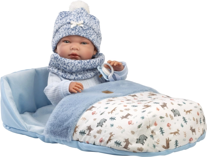 Llorens New born garçon nouveau-né – poupée réaliste 40 cm