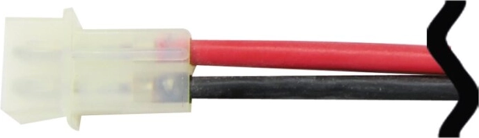 Câble de connexion en silicone avec connecteur AMP, 1,5 mm², 18 cm