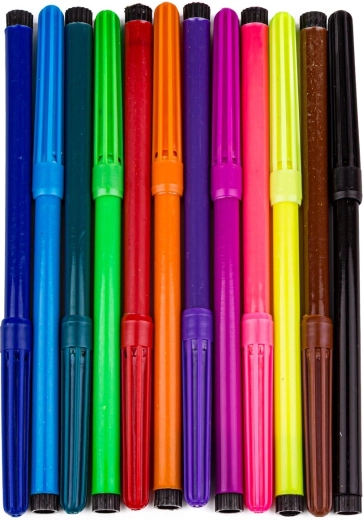 12 feutres de couleur inclus