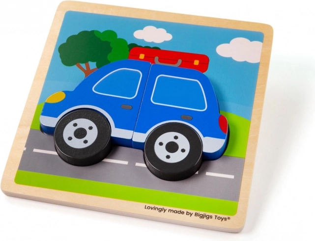 Puzzle à encastrer Voiture Bigjigs Toys